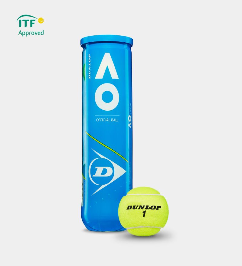 Cargue la imagen en el visor de la galería, Pelota Tenis Dunlop Australian Open Oficial x4
